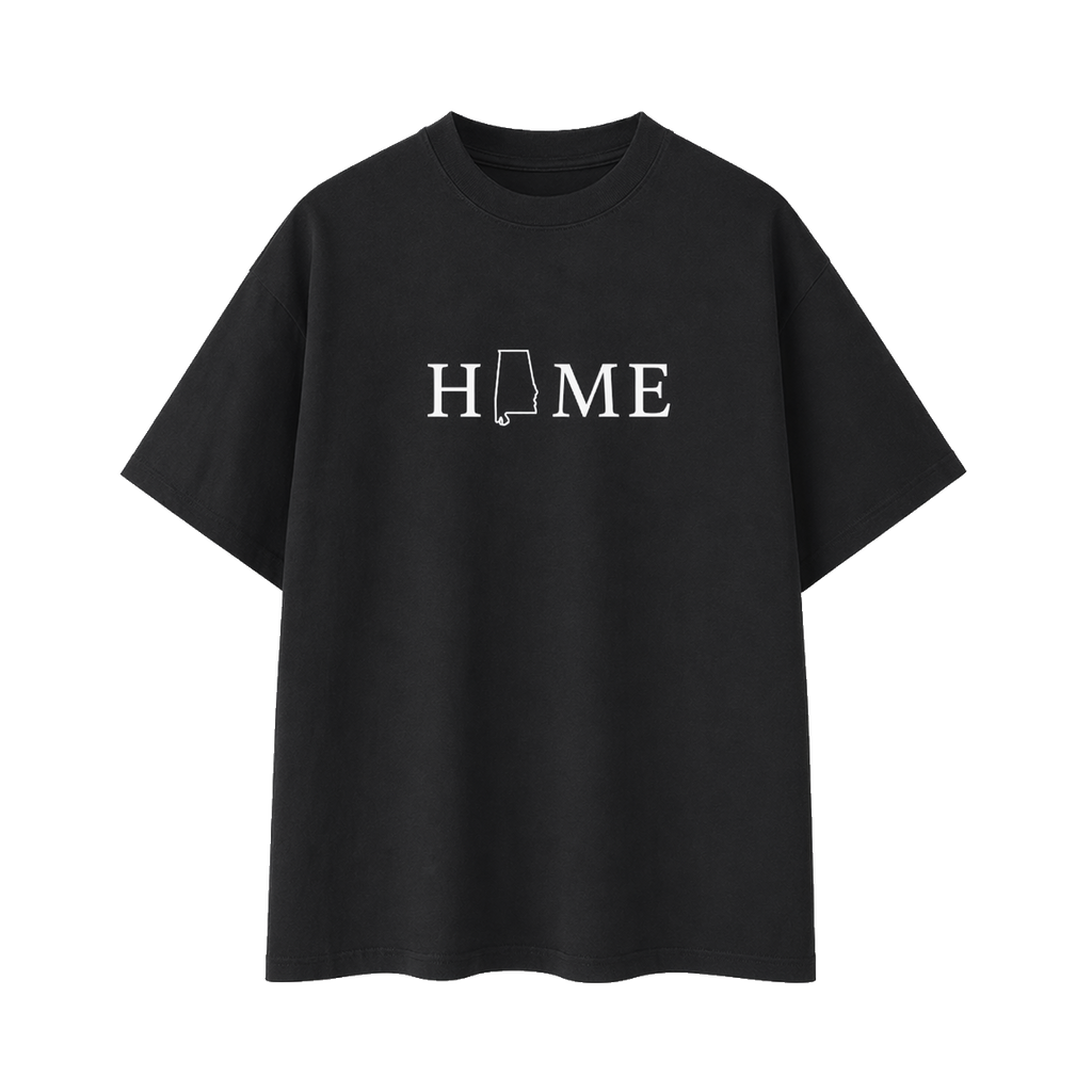Collection 5 Alabama Essential Cotton T-Shirt - Black front