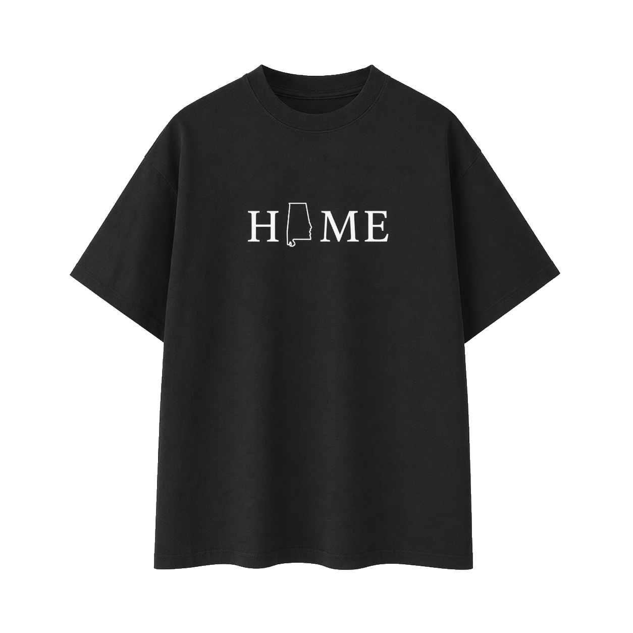 Collection 5 Alabama Essential Cotton T-Shirt - Black front