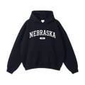 Collection 4 Nebraska Oversize Fleeced Hoodie - Black front