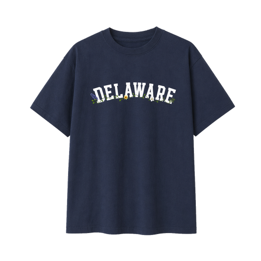 Collection 10 Delaware Essential Cotton T-Shirt - Navy Blue front