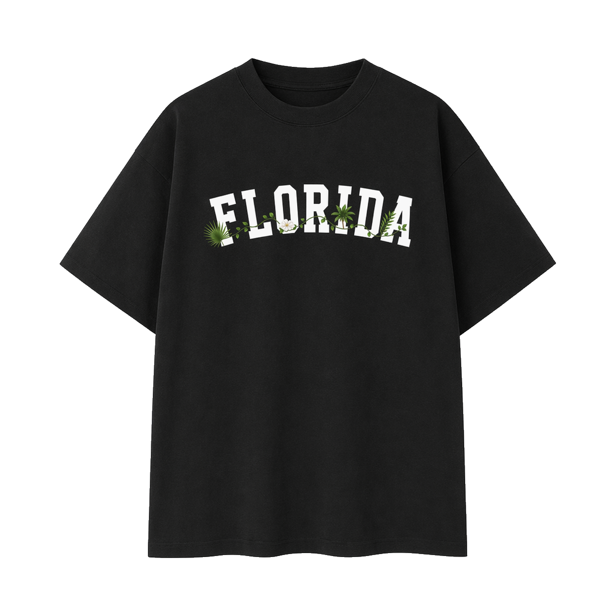 Collection 10 Florida Essential Cotton T-Shirt - Black front