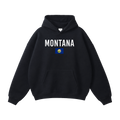 Collection 7 Montana Oversize Fleeced Hoodie - Black front