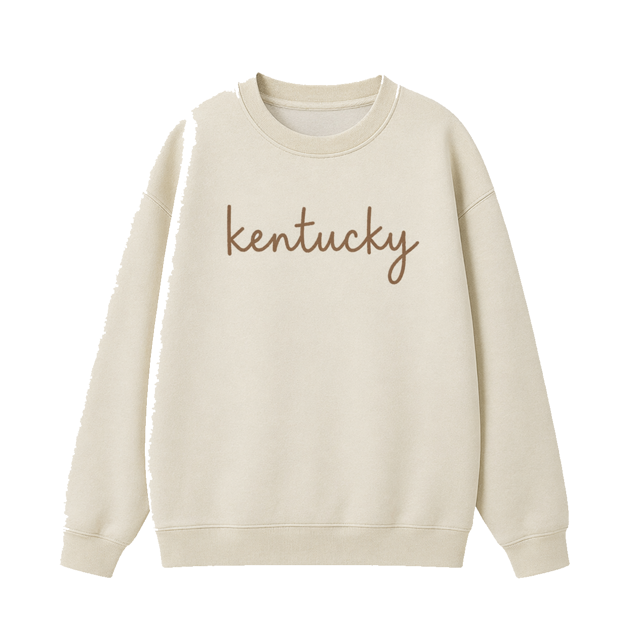 Collection 3 Kentucky Essential Heavyweight Crewneck Sweatshirt - Cream front