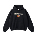 Collection 6 Maryland Oversize Fleeced Hoodie - Black front