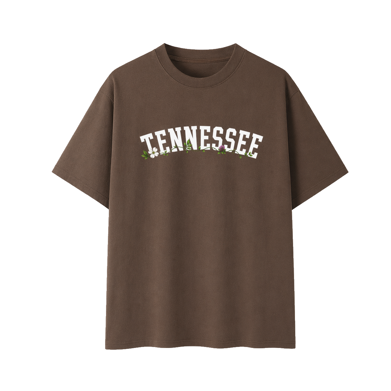 Collection 10 Tennessee Essential Cotton T-Shirt - Coffee front