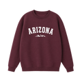 Collection 9 Arizona Essential Heavyweight Crewneck Sweatshirt - Dull Red front