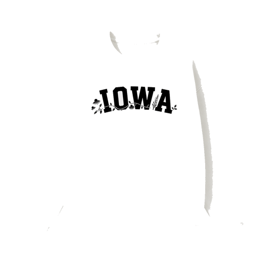 Collection 10 Iowa Essential Heavyweight Crewneck Sweatshirt - White front