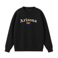 Collection 6 Arizona Essential Heavyweight Crewneck Sweatshirt - Black front