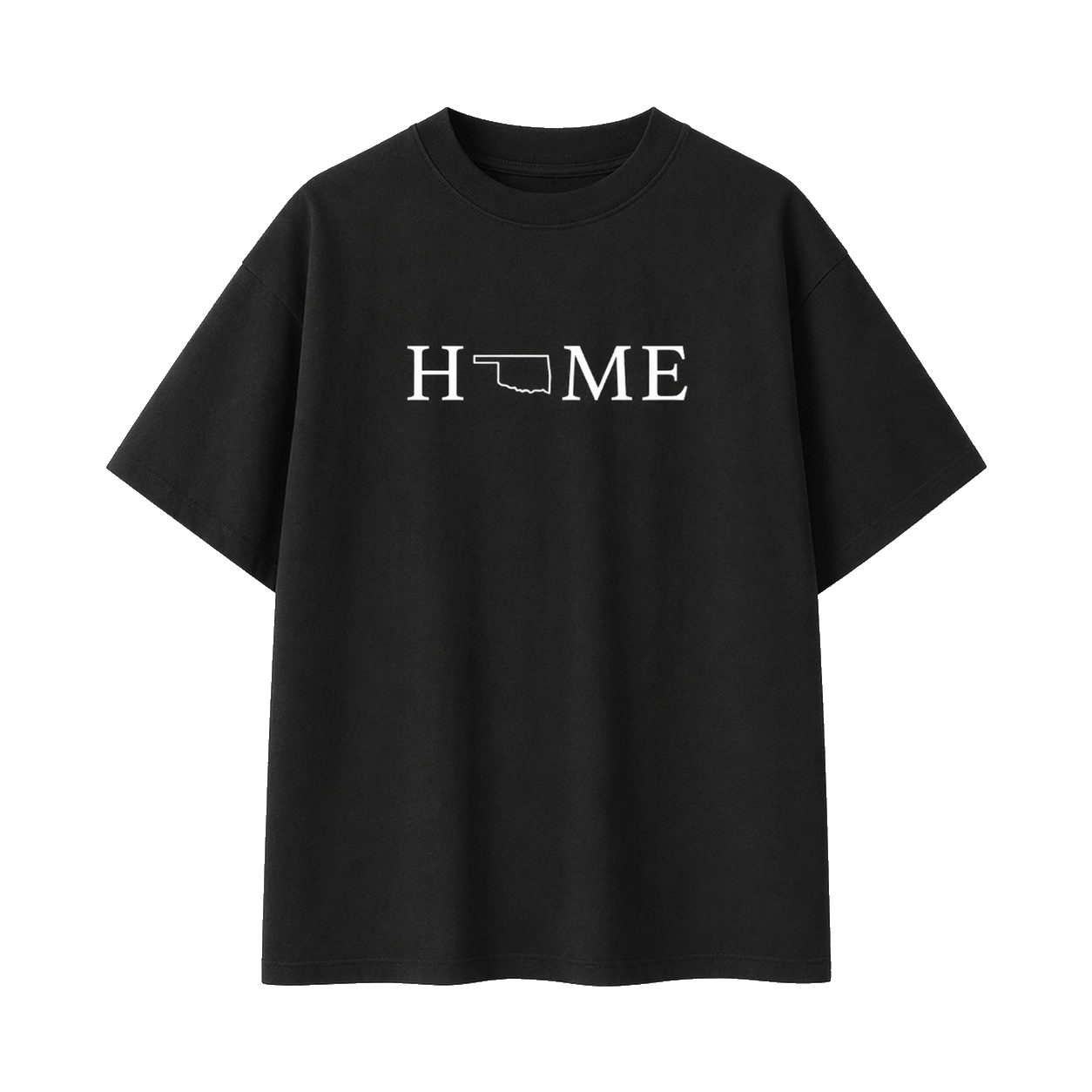 Collection 5 Oklahoma Essential Cotton T-Shirt - Black front