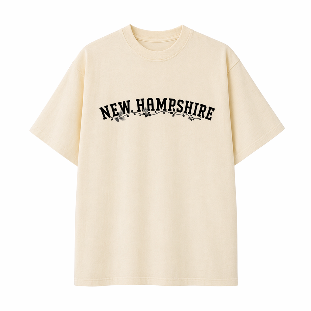 Collection 10 New Hampshire Essential Cotton T-Shirt - Apricot front