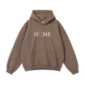 Collection 5 Wyoming Oversize Fleeced Hoodie - Brown front