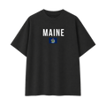 Collection 7 Maine Essential Cotton T-Shirt - Black front