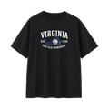 Collection 8 Virginia Essential Cotton T-Shirt - Black front