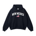 Collection 2 New Mexico Oversize Fleeced Hoodie - Black front