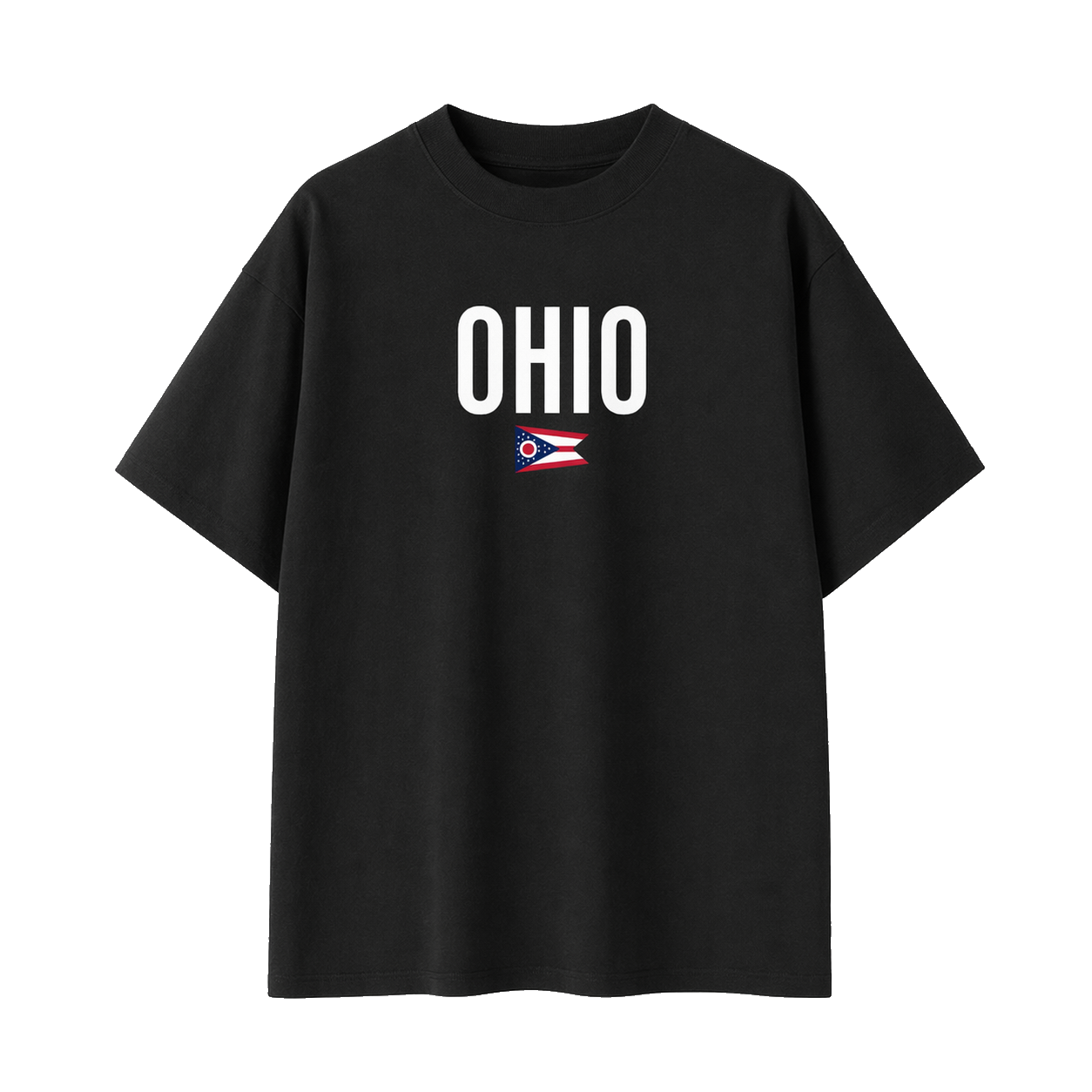 Collection 7 Ohio Essential Cotton T-Shirt - Black front