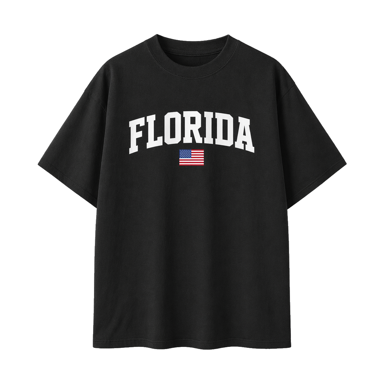 Collection 2 Florida Essential Cotton T-Shirt - Black front