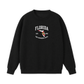 Collection 8 Florida Essential Heavyweight Crewneck Sweatshirt - Black front