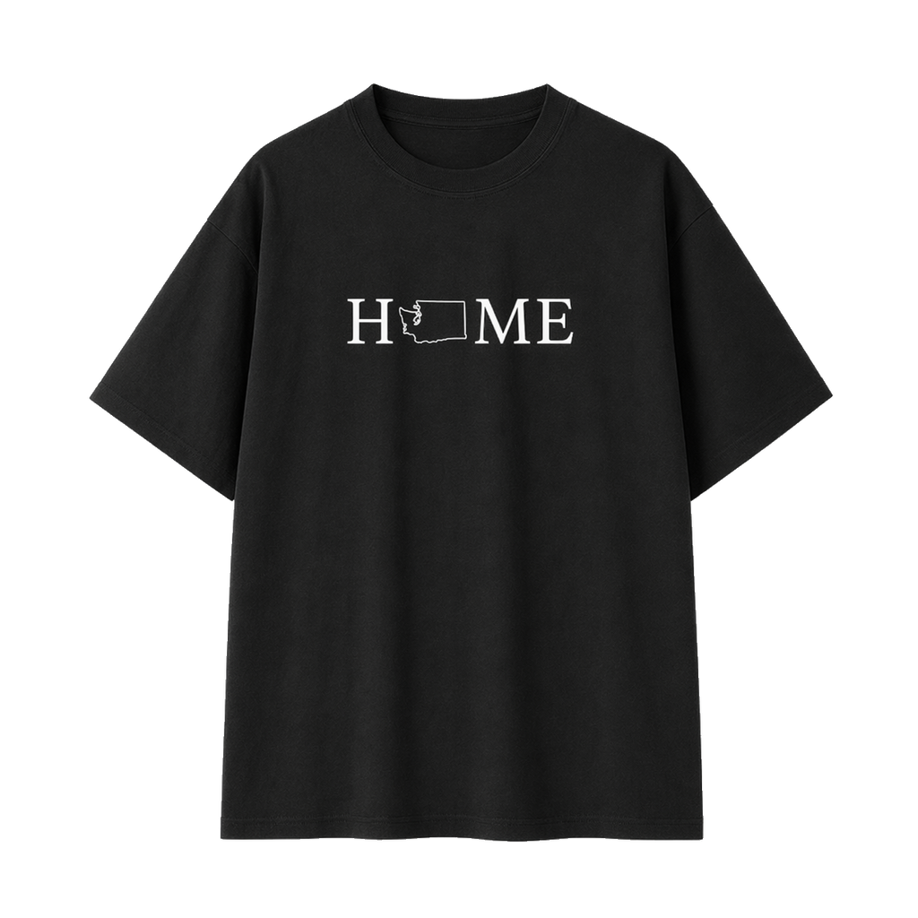 Collection 5 Washington Essential Cotton T-Shirt - Black front