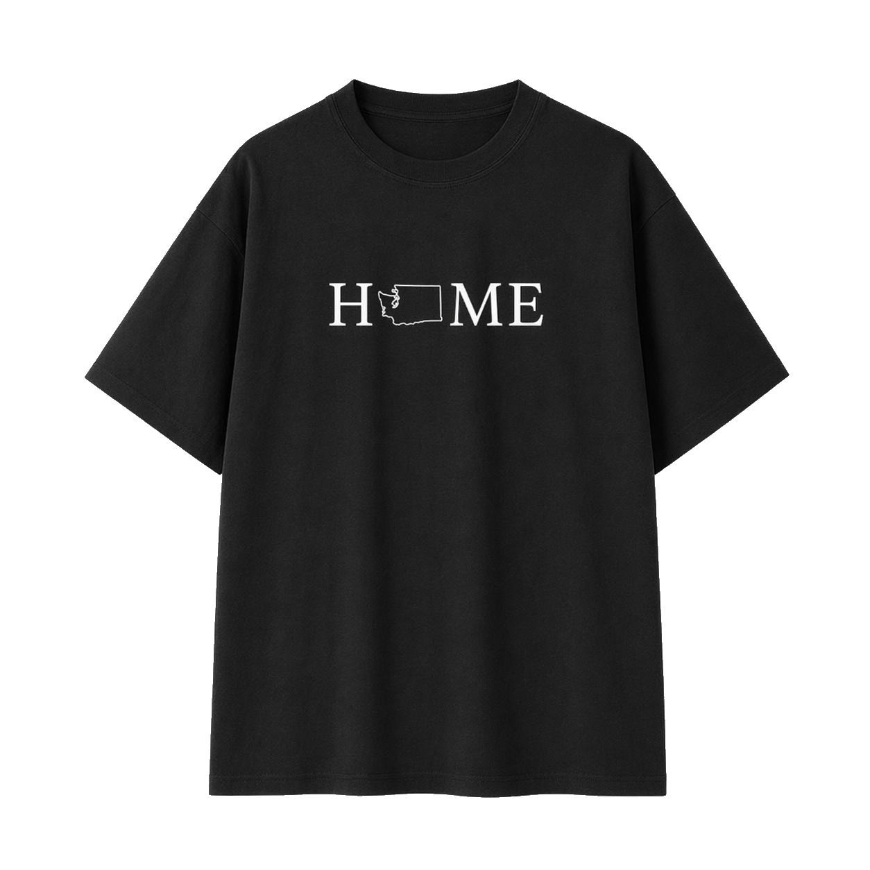 Collection 5 Washington Essential Cotton T-Shirt - Black front