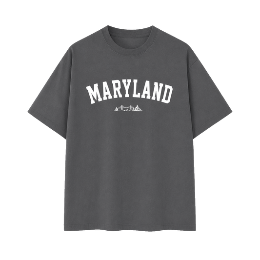 Collection 9 Maryland Essential Cotton T-Shirt - Dark Gray front