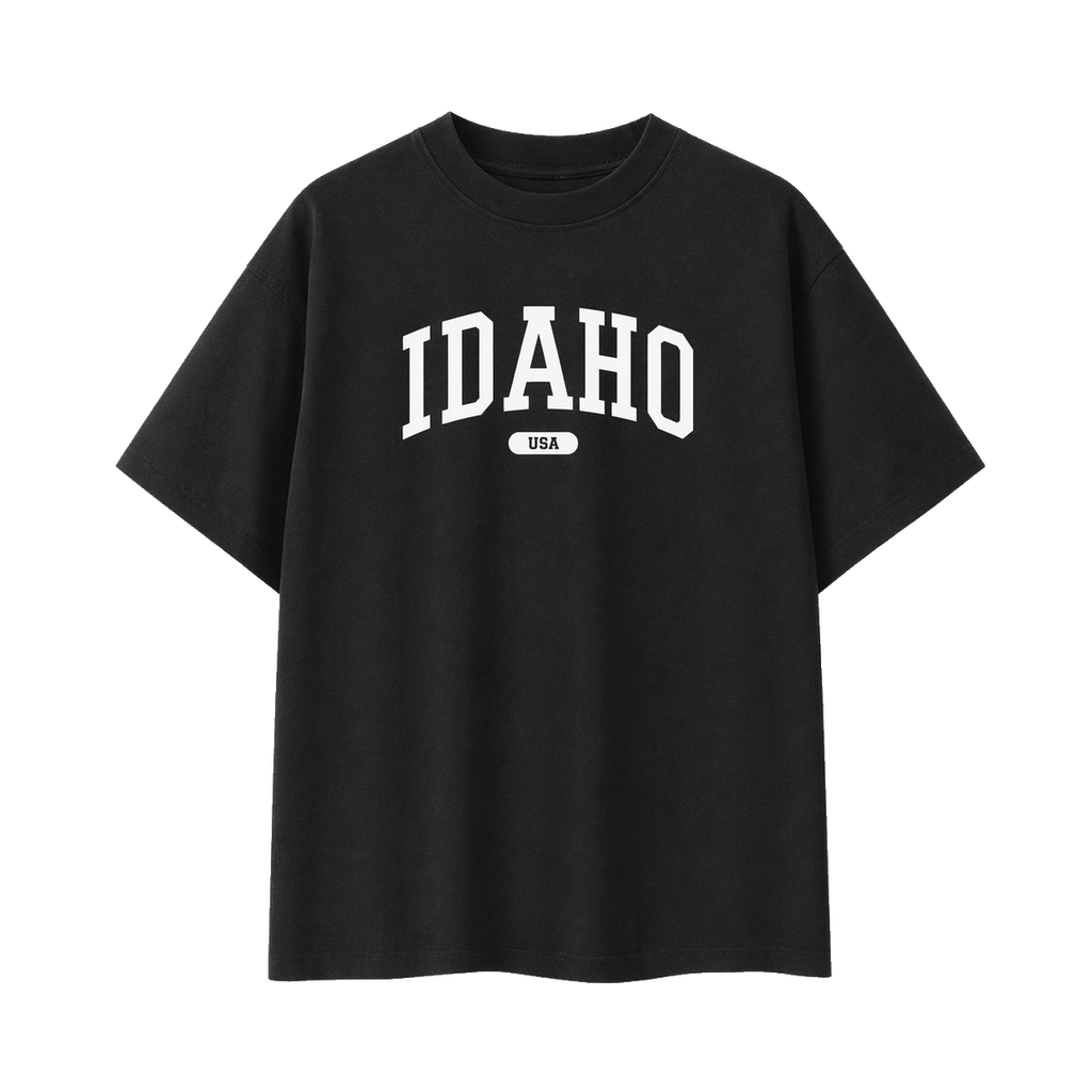 Collection 4 Idaho Essential Cotton T-Shirt - Black front