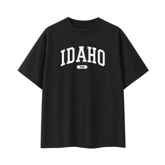 Collection 4 Idaho Essential Cotton T-Shirt - Black front