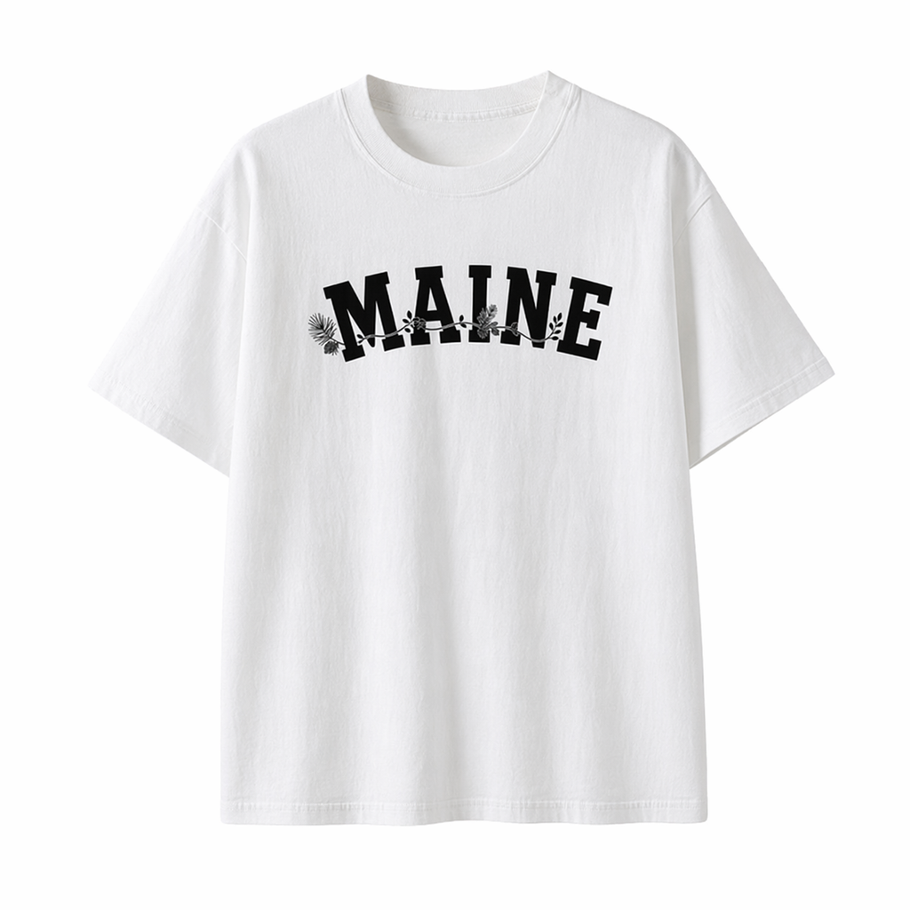 Collection 10 Maine Essential Cotton T-Shirt - White front