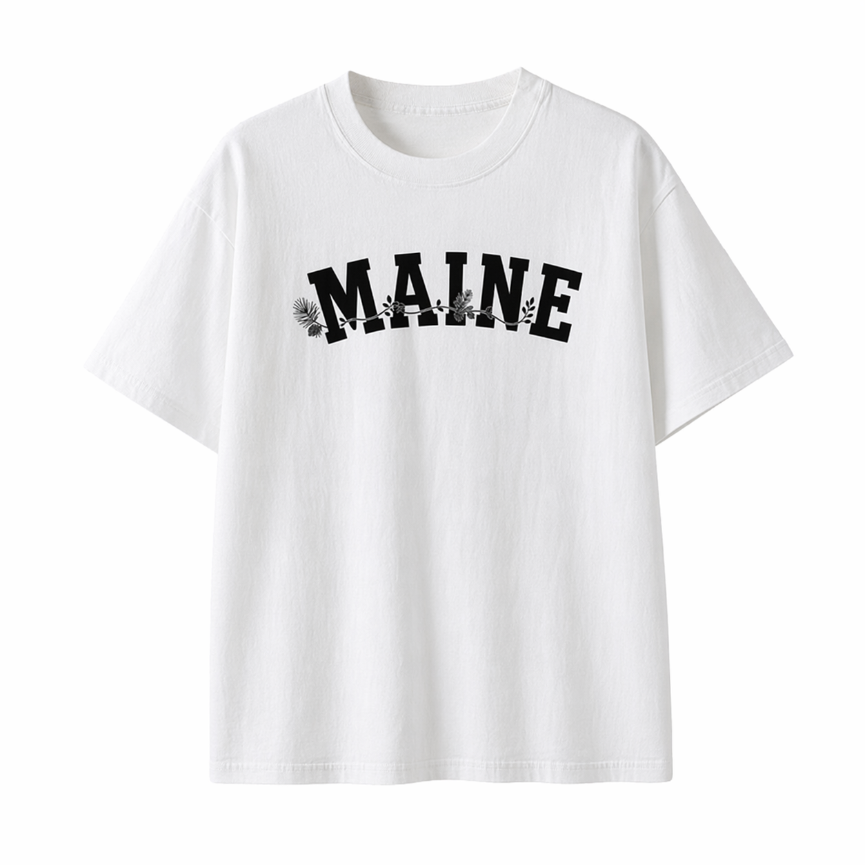 Collection 10 Maine Essential Cotton T-Shirt - White front