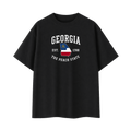 Collection 8 Georgia Essential Cotton T-Shirt - Black front