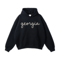 Collection 3 Georgia Oversize Fleeced Hoodie - Black front