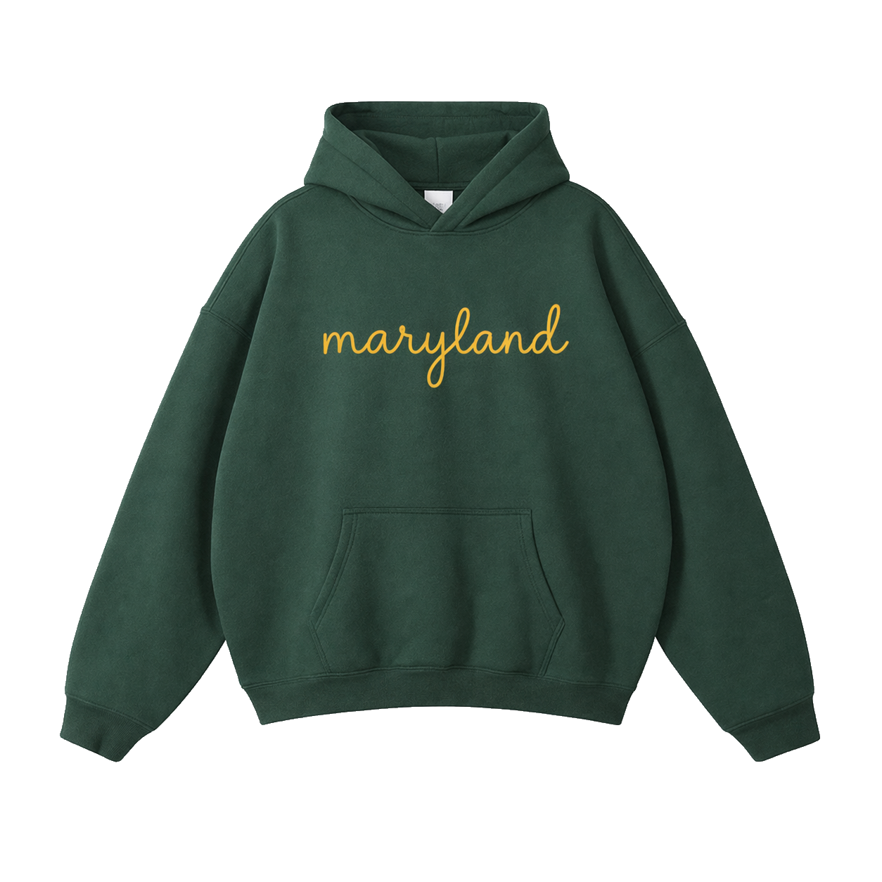 Collection 3 Maryland Oversize Fleeced Hoodie - Eden Green front