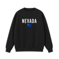 Collection 7 Nevada Essential Heavyweight Crewneck Sweatshirt - Black front