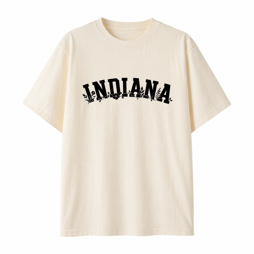 Collection 10 Indiana Essential Cotton T-Shirt - Apricot front
