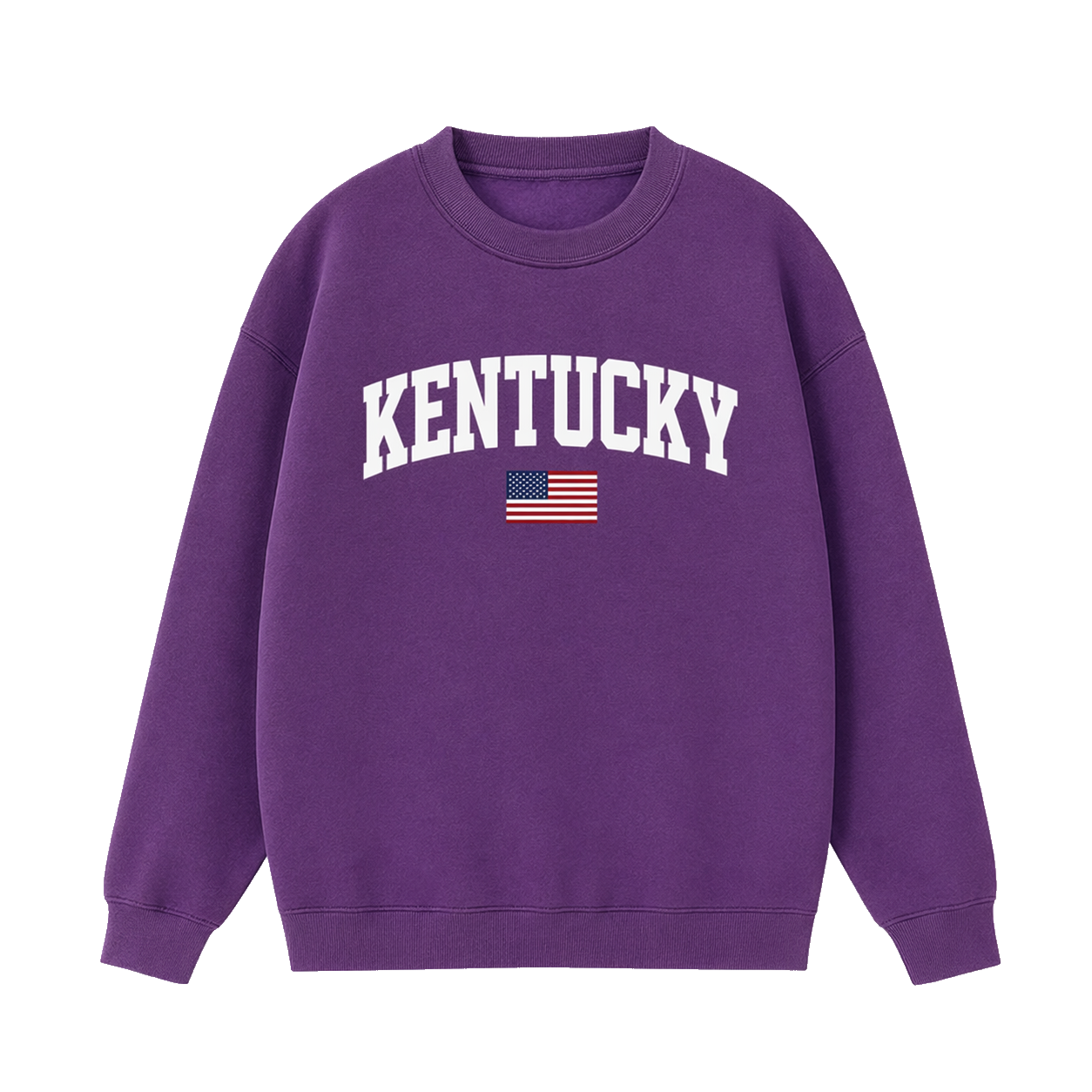 Collection 2 Kentucky Essential Heavyweight Crewneck Sweatshirt - Purple front