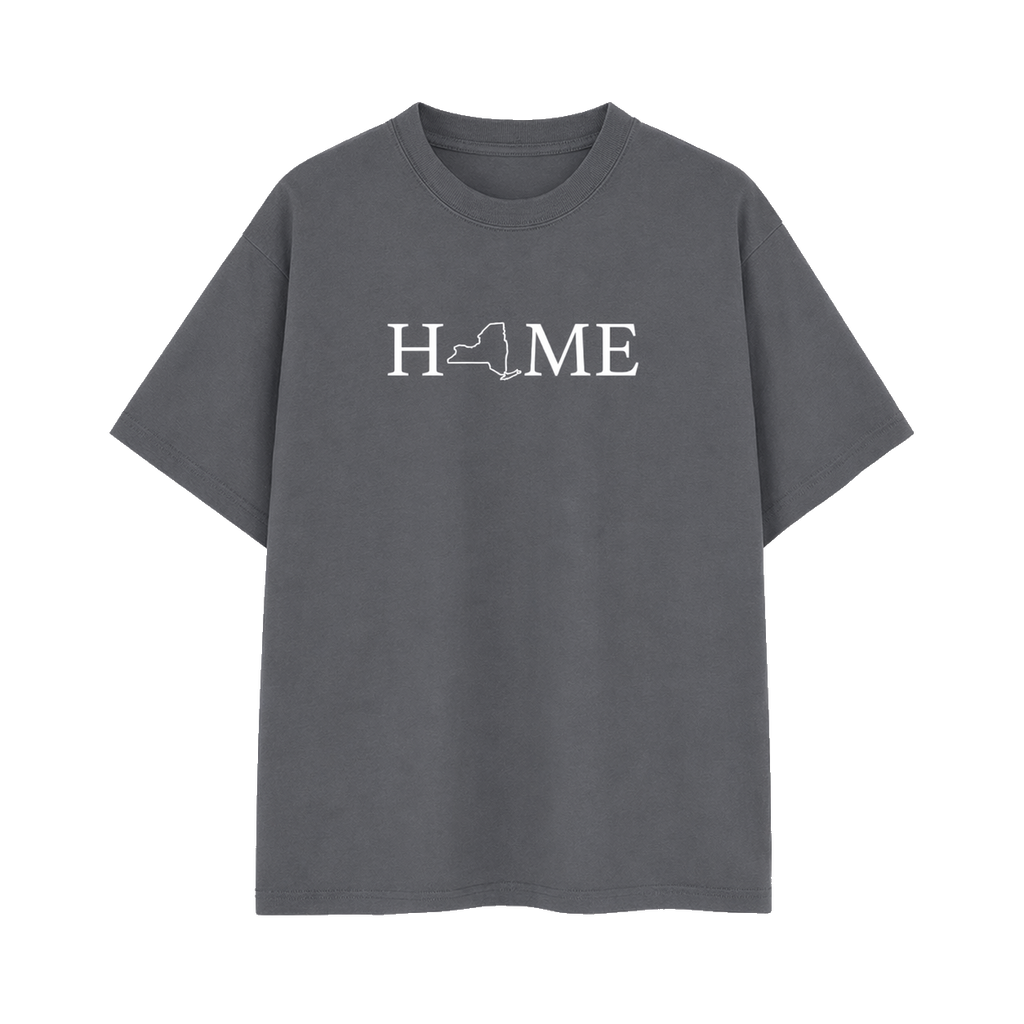 Collection 5 New York Essential Cotton T-Shirt - Dark Gray front