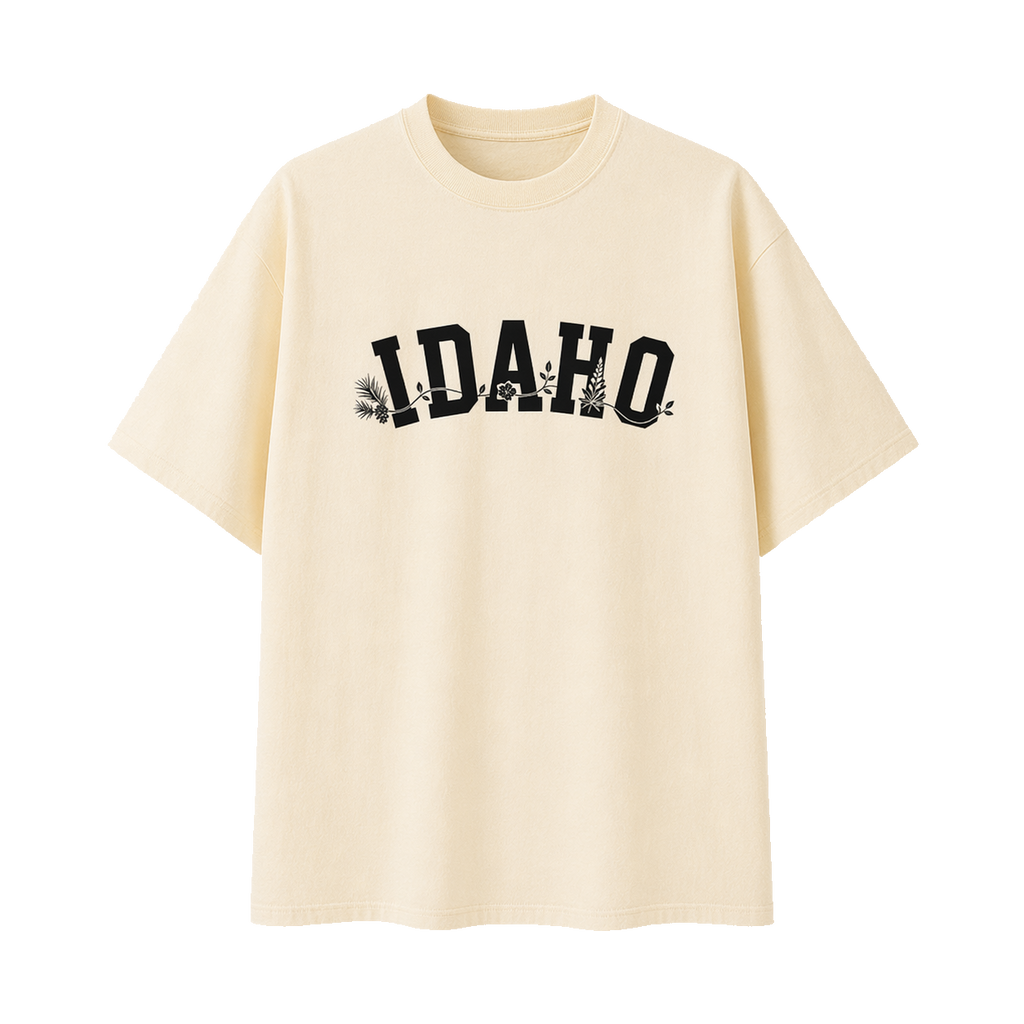 Collection 10 Idaho Essential Cotton T-Shirt - Apricot front