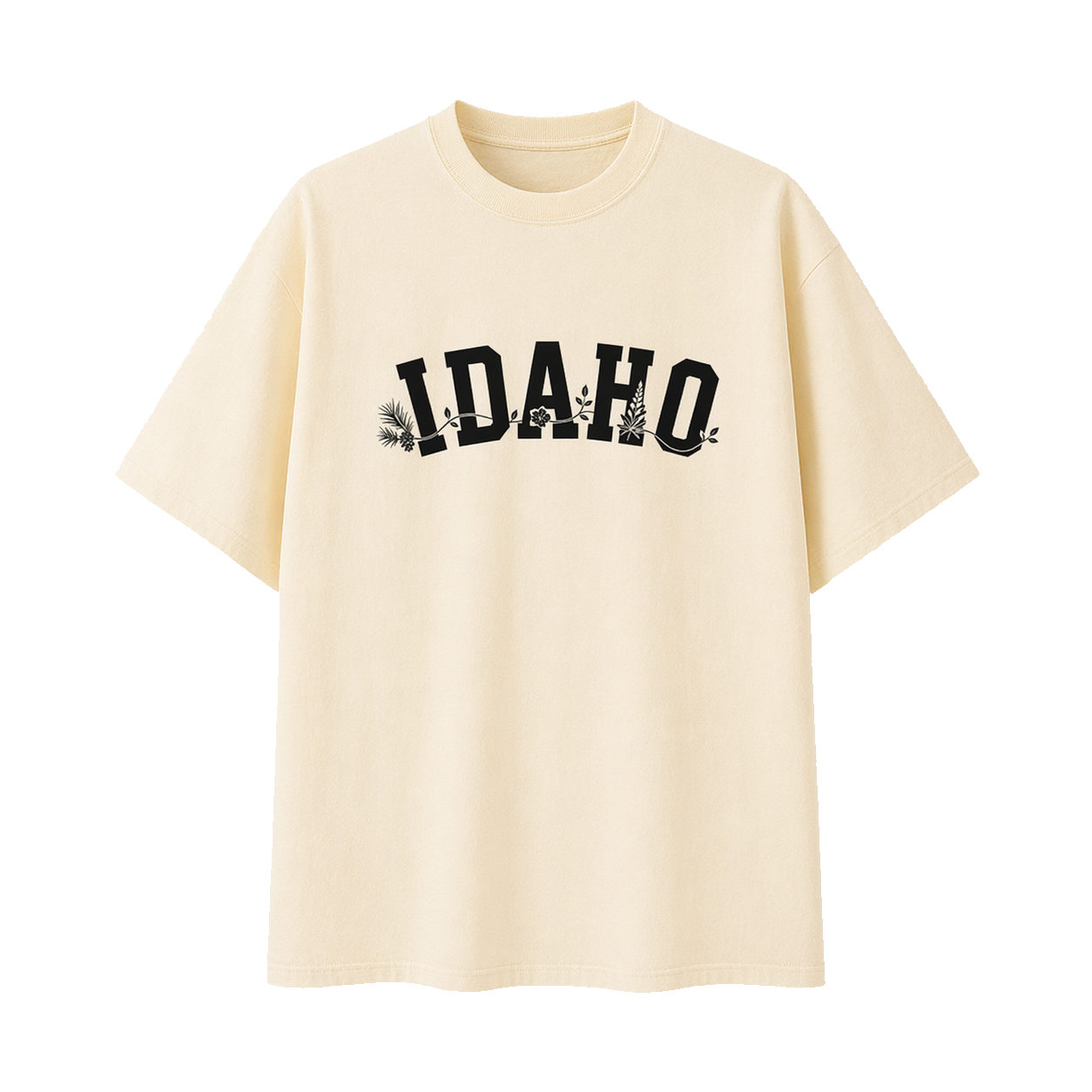 Collection 10 Idaho Essential Cotton T-Shirt - Apricot front