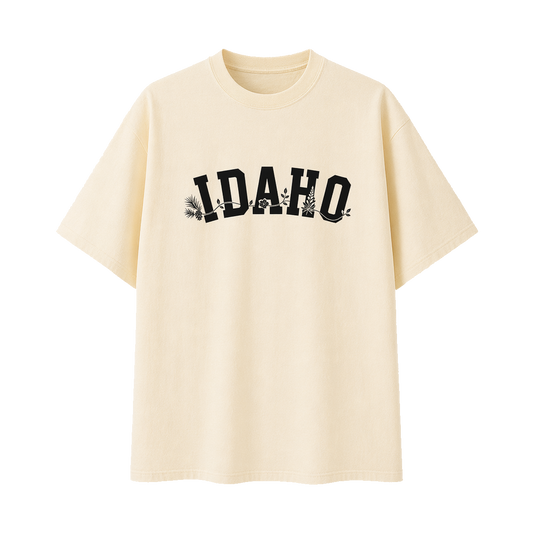 Collection 10 Idaho Essential Cotton T-Shirt - Apricot front