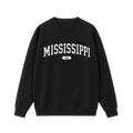 Collection 4 Mississippi Essential Heavyweight Crewneck Sweatshirt - Black front