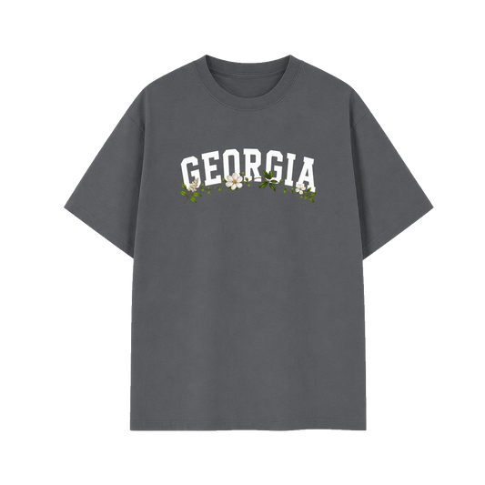 Collection 10 Georgia Essential Cotton T-Shirt - Dark Gray front