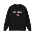Collection 7 North Carolina Essential Heavyweight Crewneck Sweatshirt - Black front