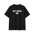 Collection 7 West Virginia Essential Cotton T-Shirt - Black front