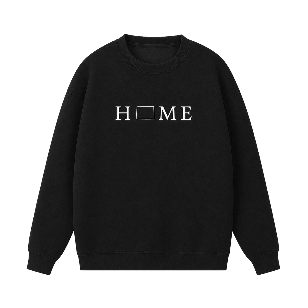 Collection 5 Colorado Essential Heavyweight Crewneck Sweatshirt - Black front