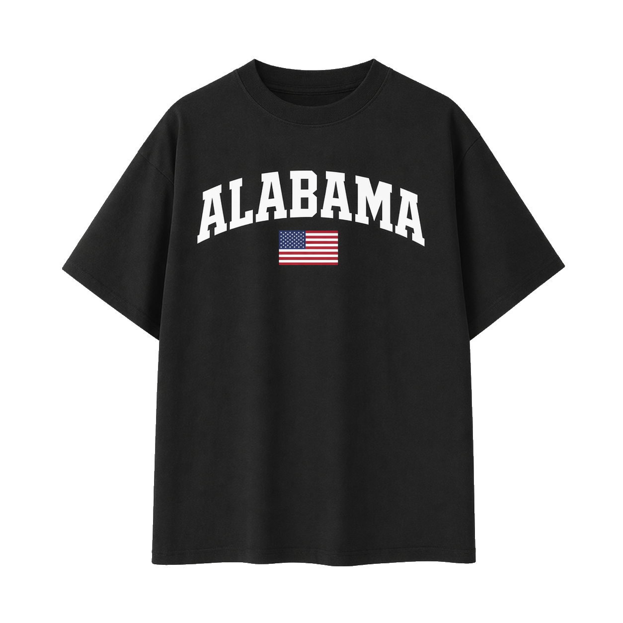 Collection 2 Alabama Essential Cotton T-Shirt - Black front