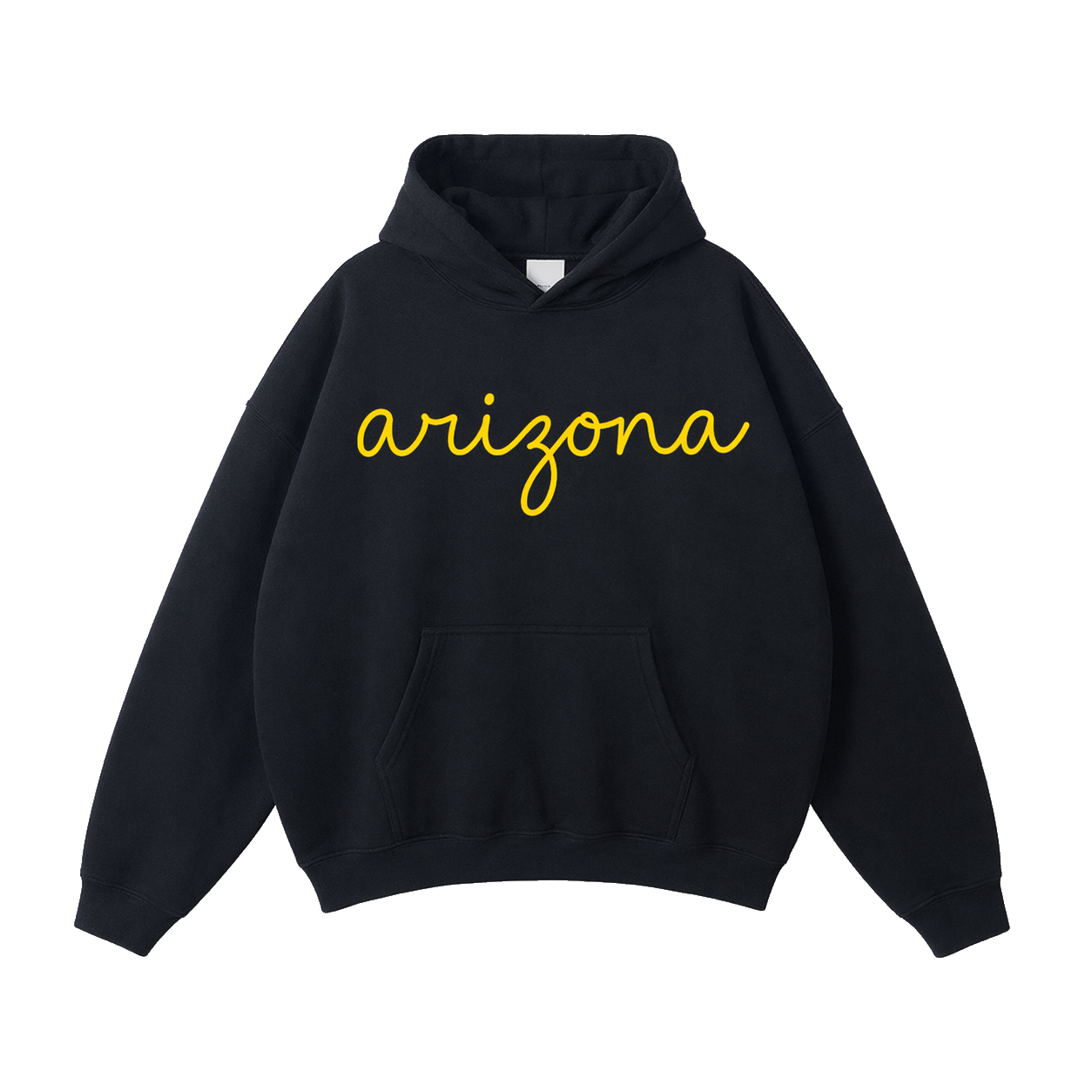 Collection 3 Arizona Oversize Fleeced Hoodie - Black front
