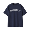 Collection 10 Connecticut Essential Cotton T-Shirt - Navy Blue front