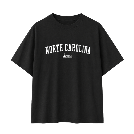Collection 9 North Carolina Essential Cotton T-Shirt - Black front