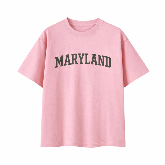 Collection 1 Maryland Essential Cotton T-Shirt - Pink front
