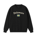 Collection 6 Delaware Essential Heavyweight Crewneck Sweatshirt - Black front