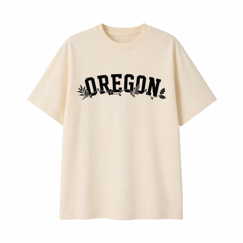 Collection 10 Oregon Essential Cotton T-Shirt - Apricot front